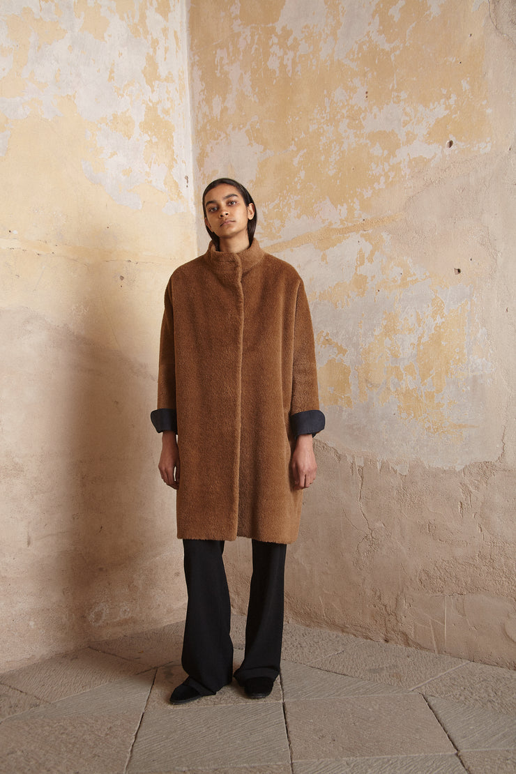 Vicuña Wool Coat - Desert Vintage