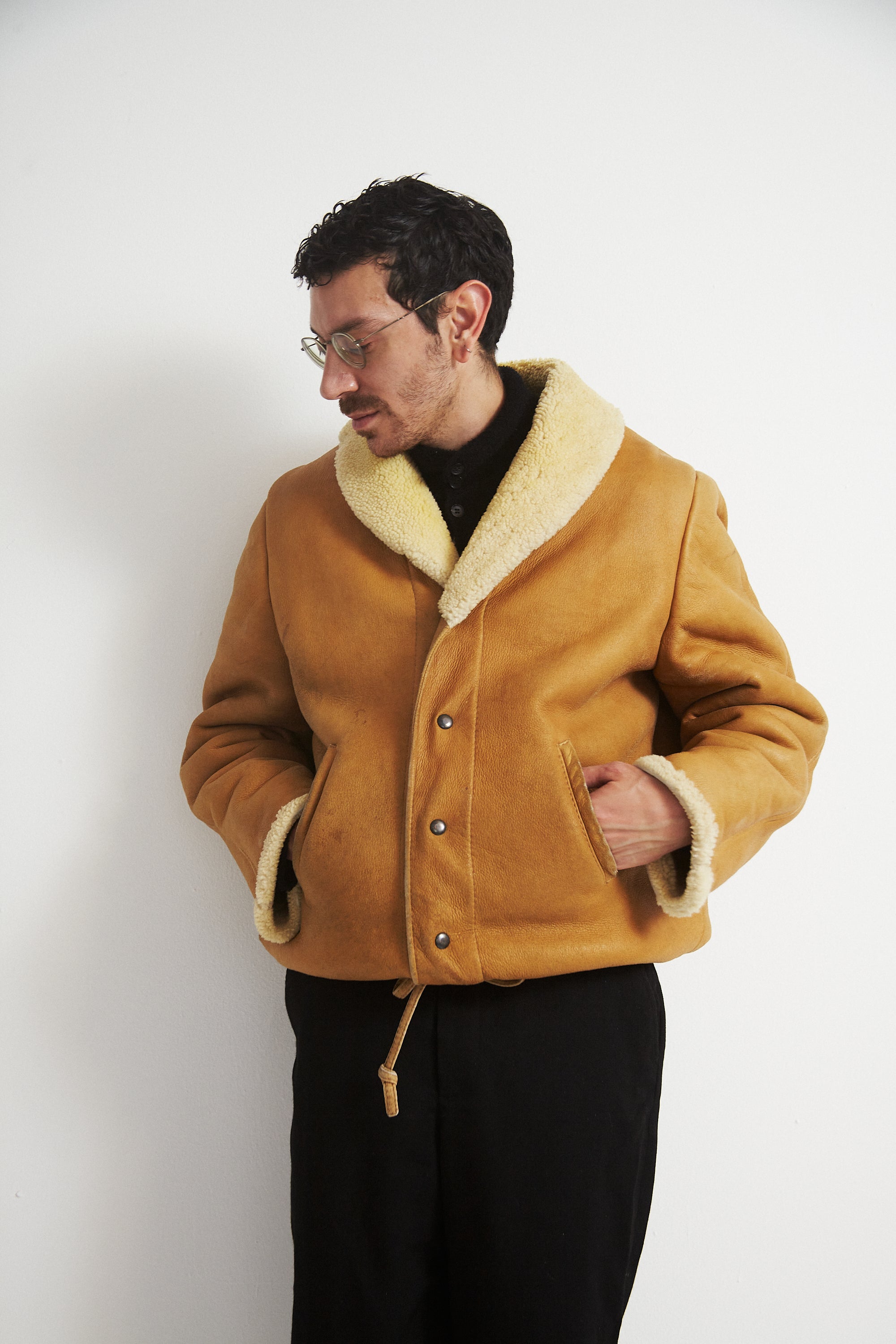 Hermès Sheepskin Bomber - Desert Vintage