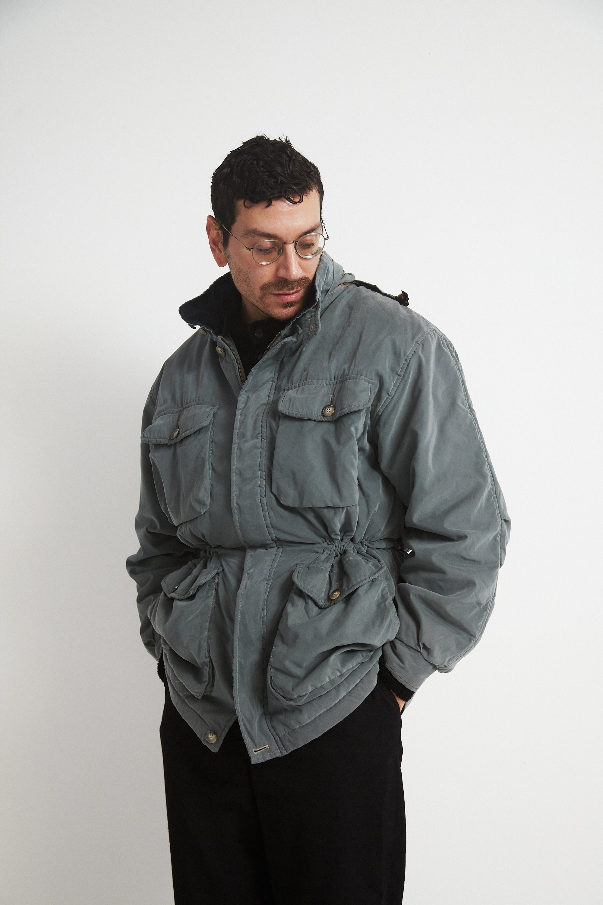 Zegna Olive Twill Parka - Desert Vintage