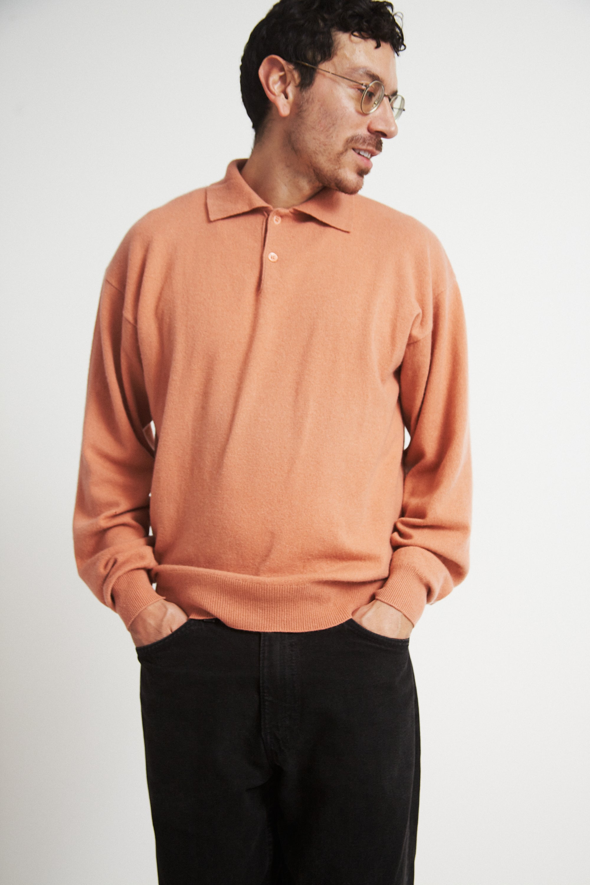 Persimmon Cashmere Pullover - Desert Vintage