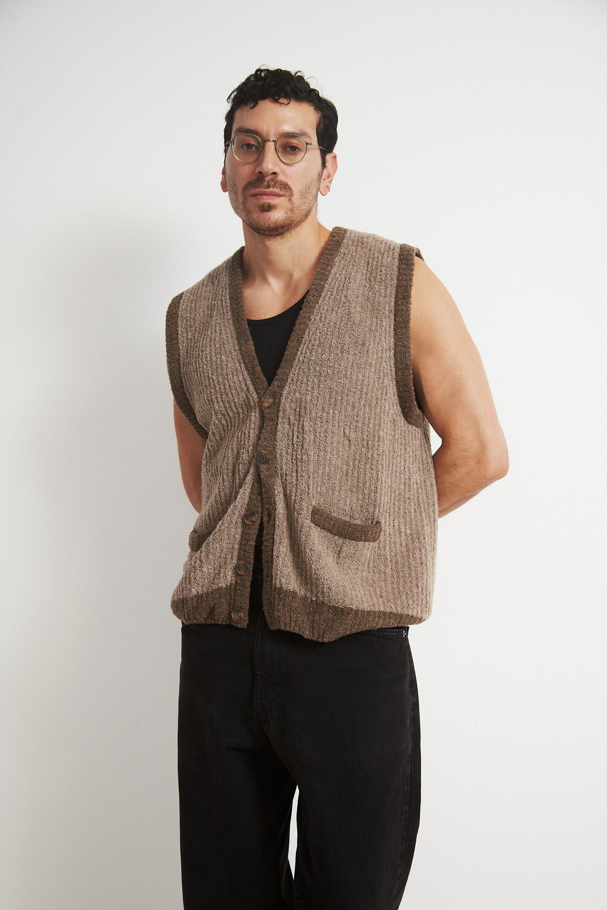 Armani Knit Vest - Desert Vintage