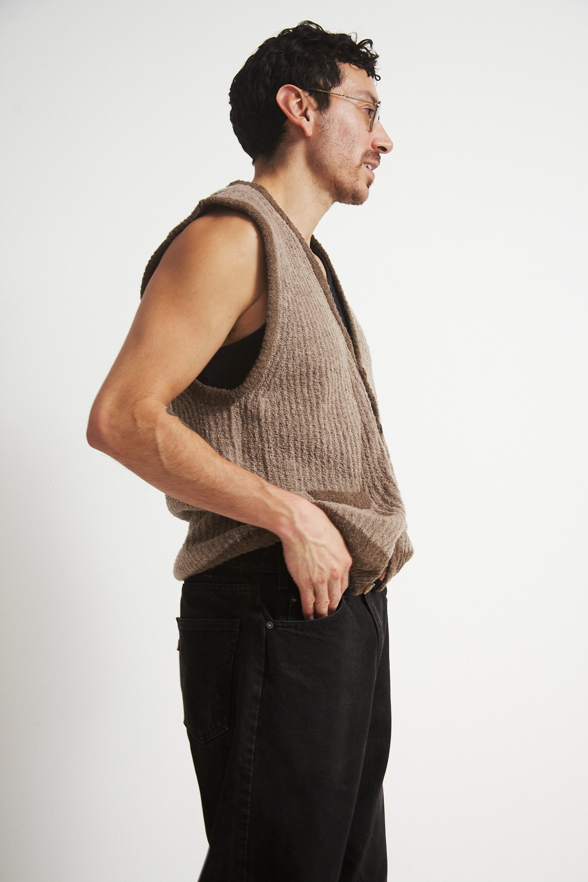 Armani Knit Vest - Desert Vintage