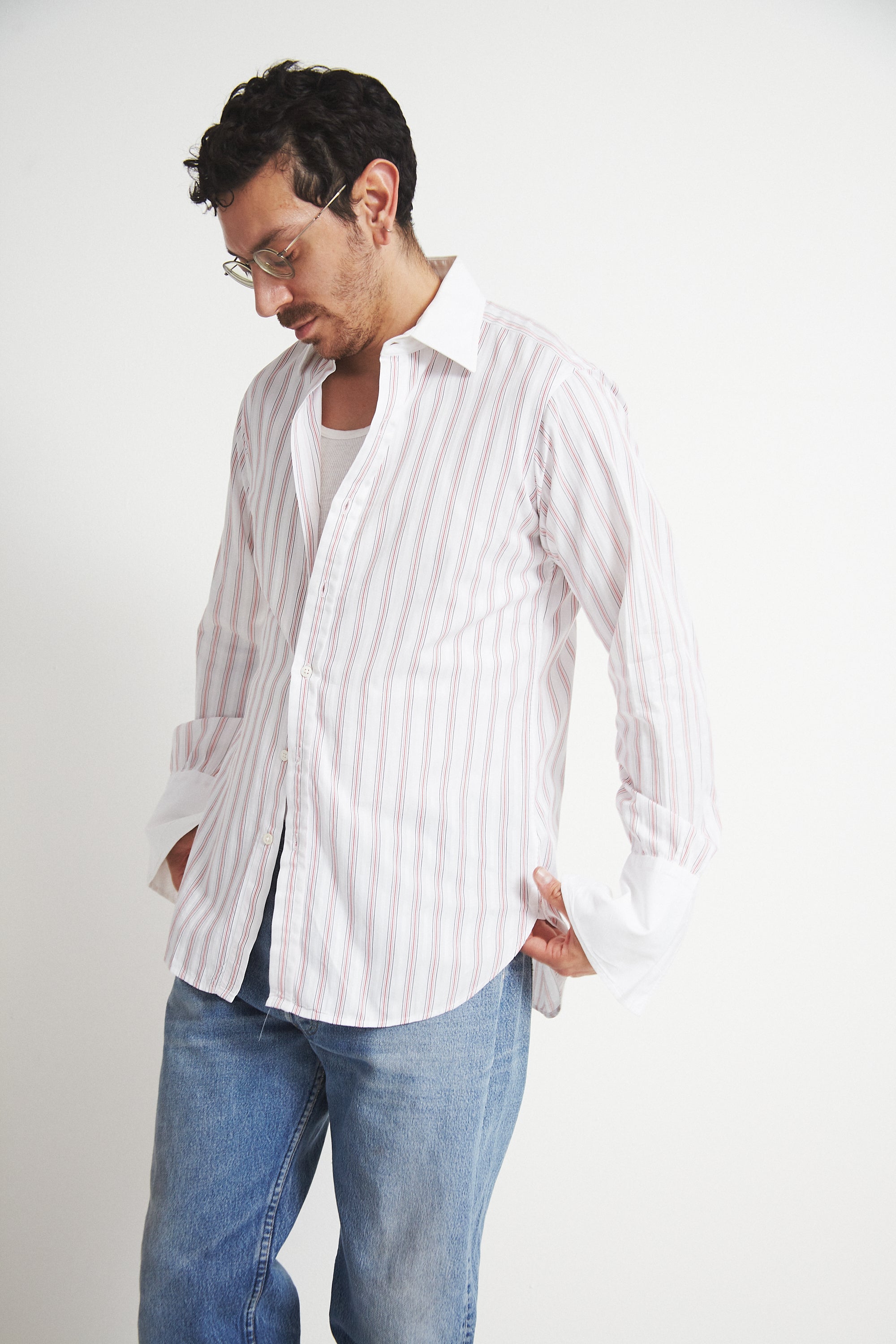 1960s Stripe Dress Shirt - Desert Vintage