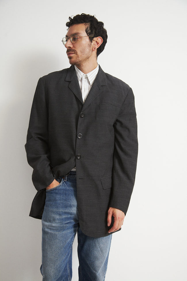 JPG Homme Suited Wool Coat - Desert Vintage