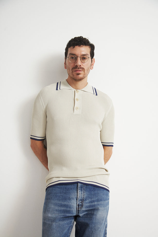 Armani Knit Polo - Desert Vintage