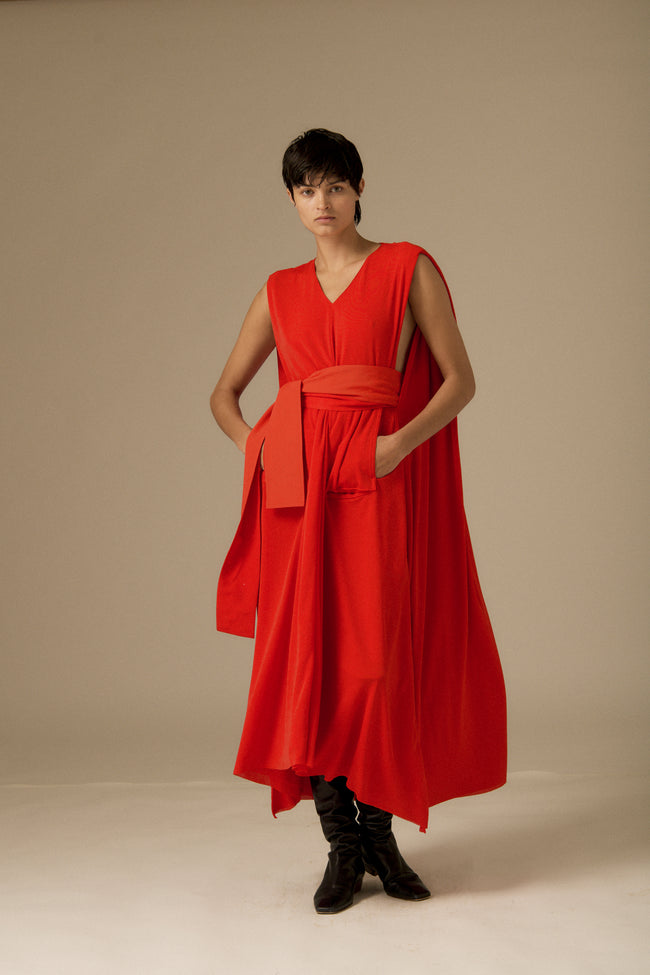 Celine Red Gown - Desert Vintage