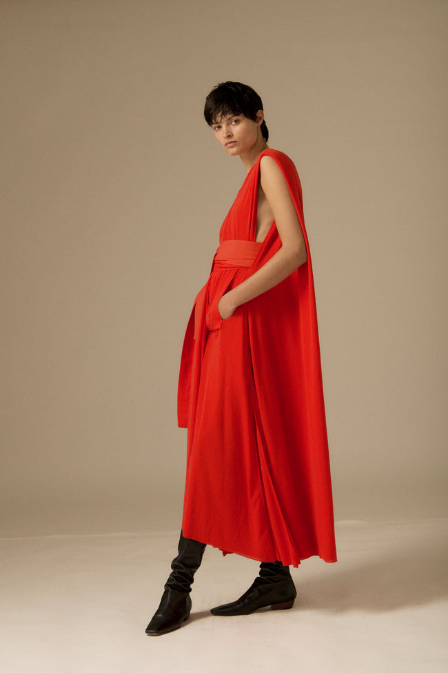 Celine Red Gown - Desert Vintage