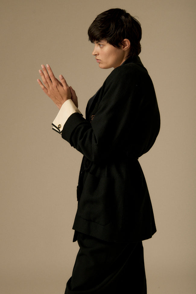 Ralph Lauren Black Tassel Jacket - Desert Vintage