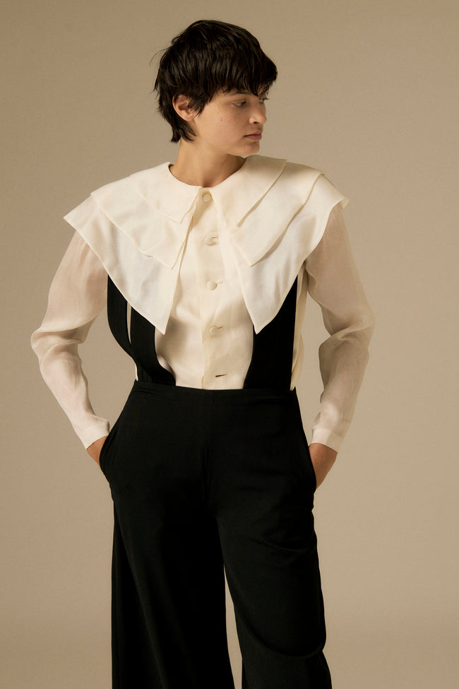 Philippe Venet Organza Blouse - Desert Vintage