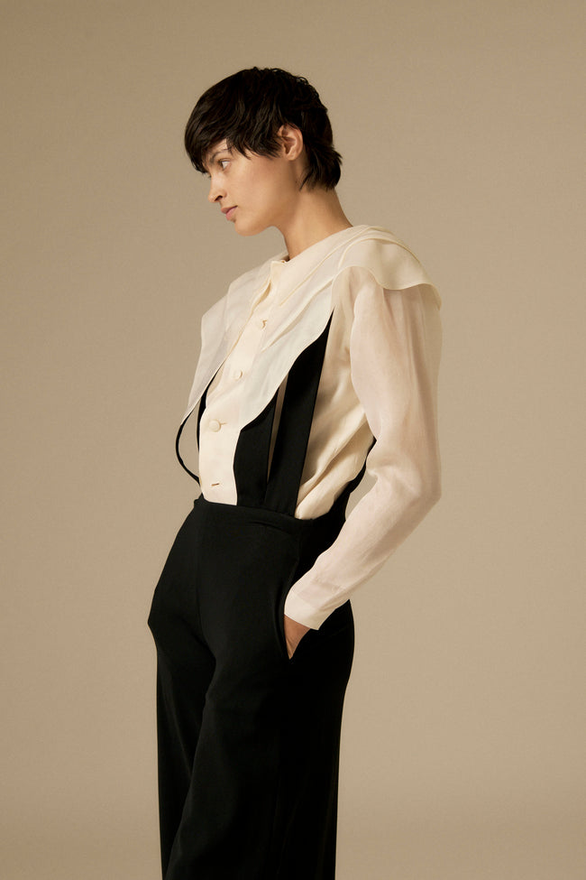 Philippe Venet Organza Blouse - Desert Vintage