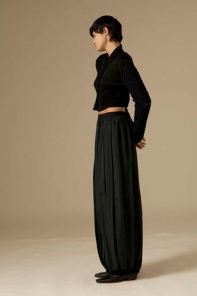 JPG Black Mesh Top - Desert Vintage