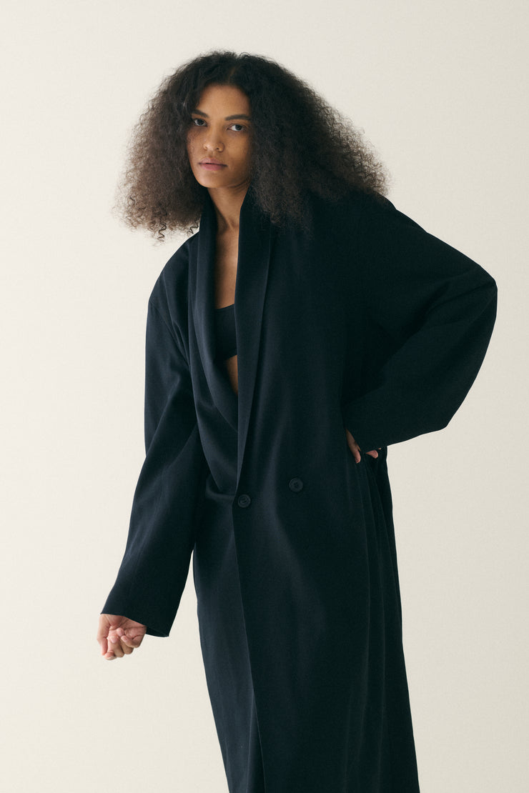 1990s Issey Miyake Wool Coat - Desert Vintage