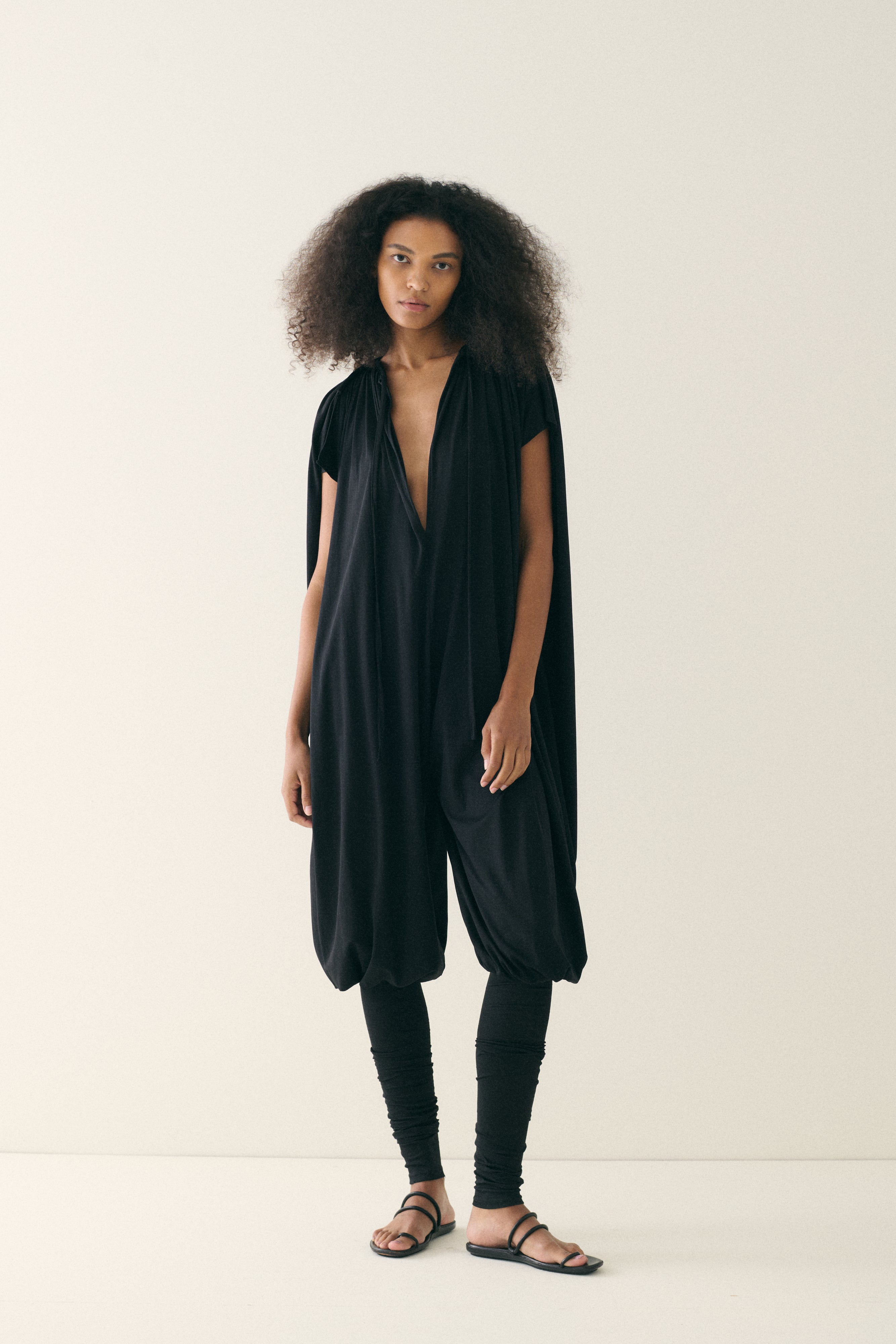1980s Norma Kamali Jersey Jumpsuit - Desert Vintage