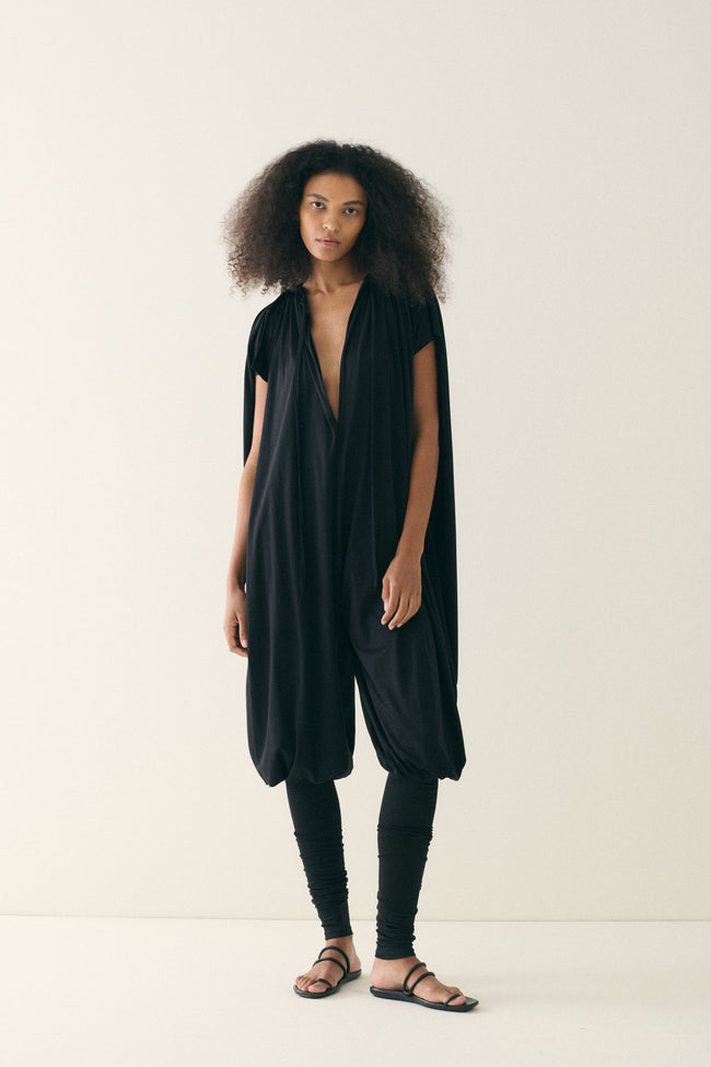1980s Norma Kamali Jersey Jumpsuit - Desert Vintage