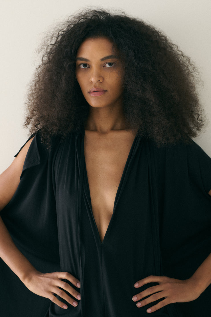 1980s Norma Kamali Jersey Jumpsuit - Desert Vintage