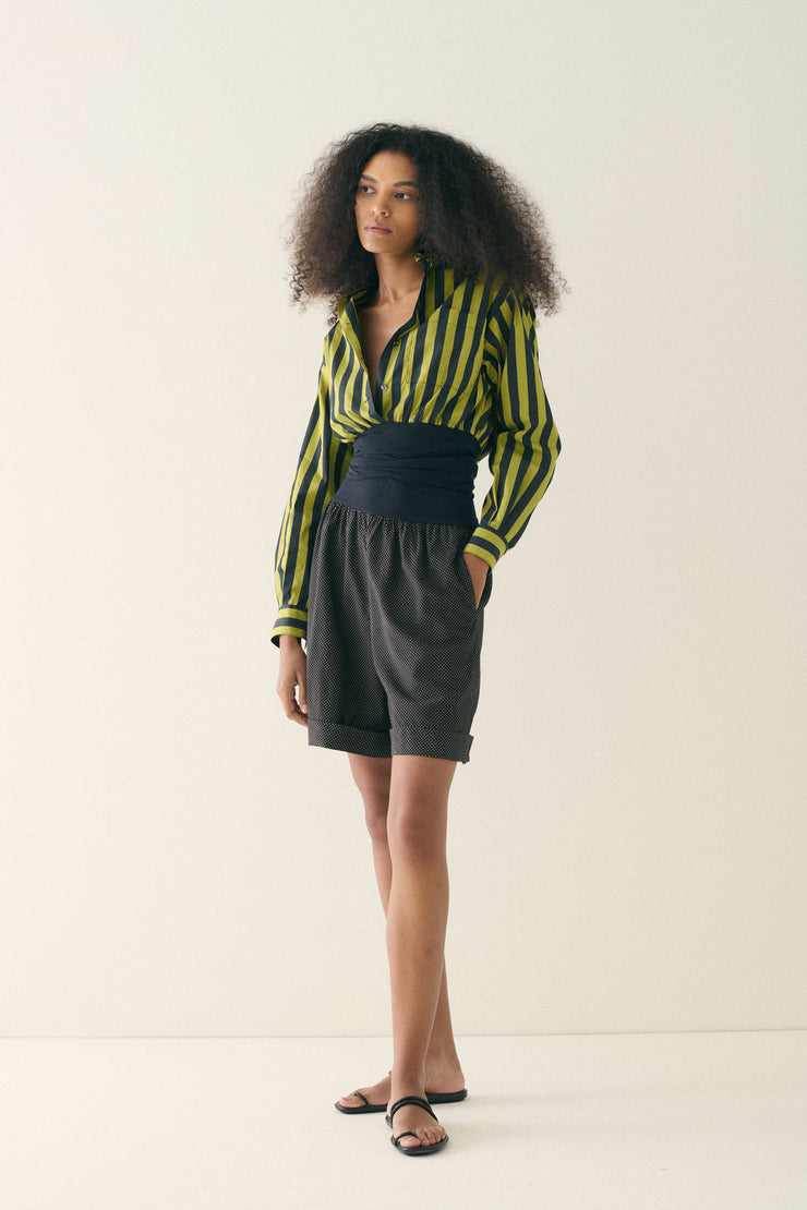 JPG Striped Jumpsuit - Desert Vintage