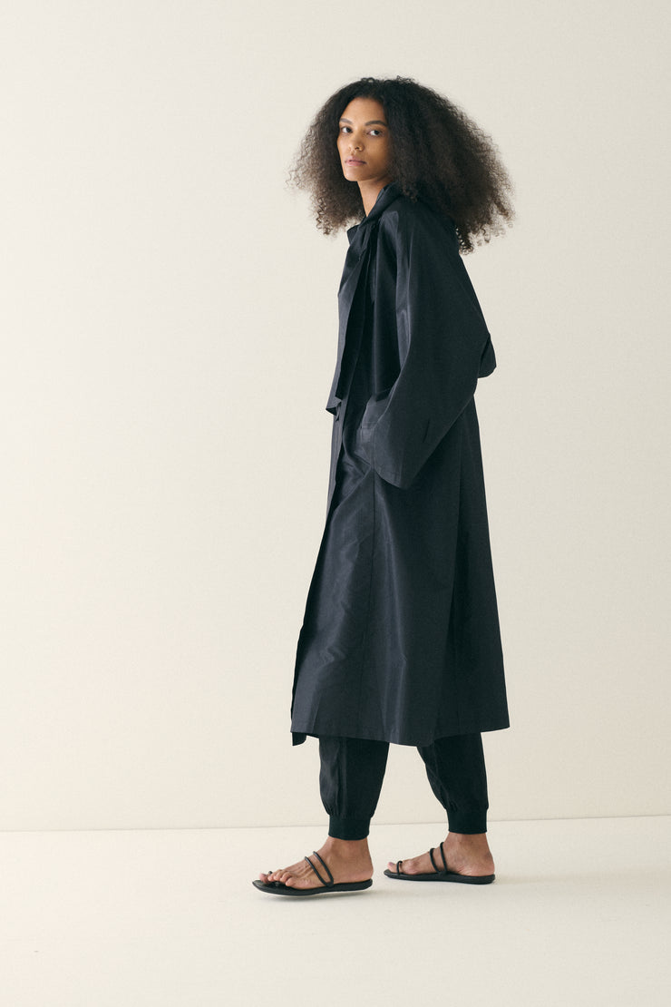 Vintage Hermès Moire Silk Duster - Desert Vintage
