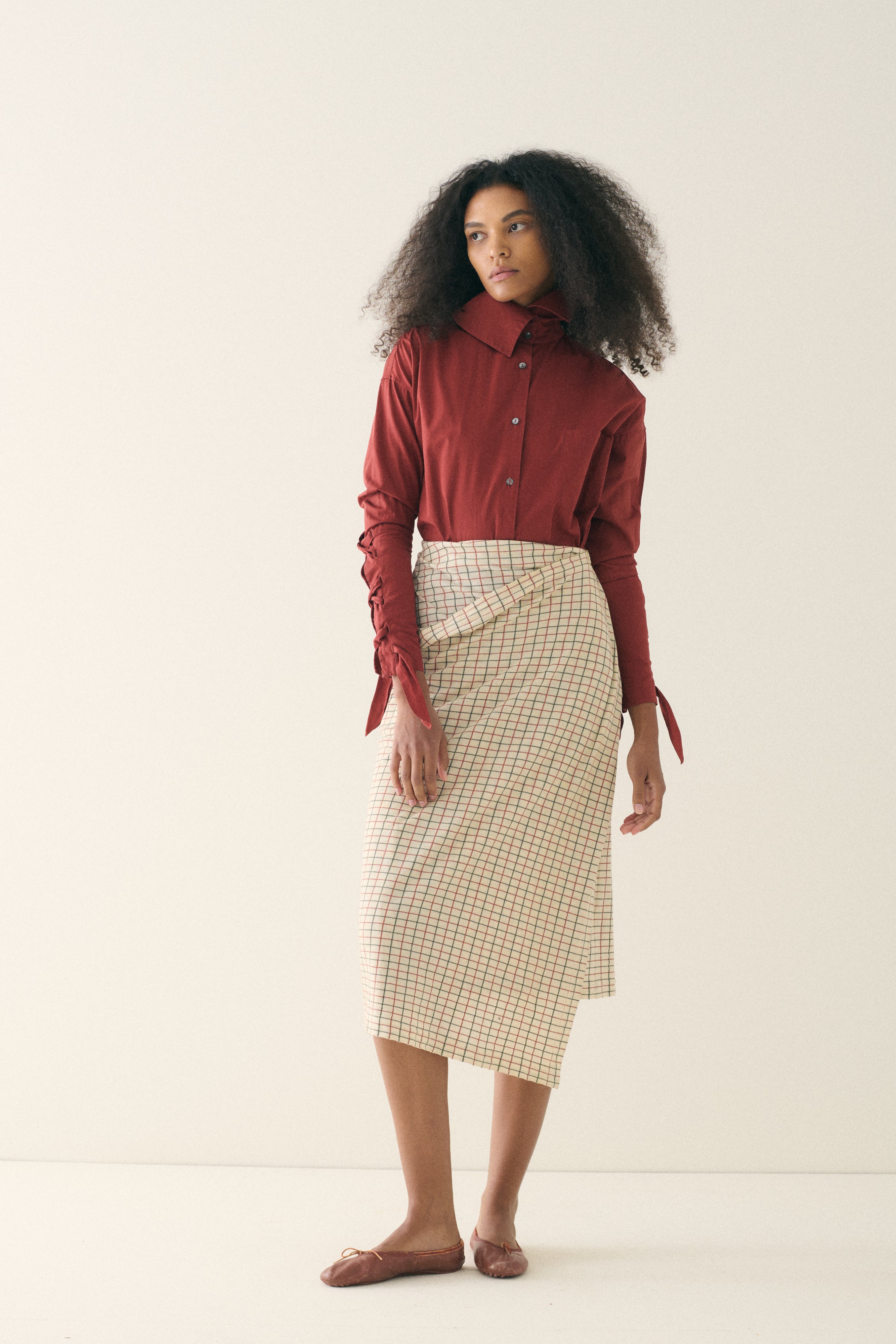 1997 Comme des Garçons Plaid Skirt - Desert Vintage