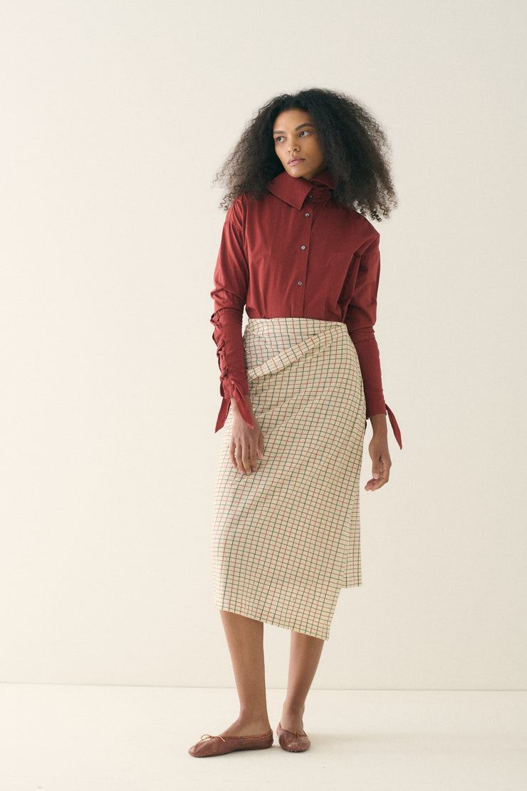 1997 Comme des Garçons Plaid Skirt - Desert Vintage