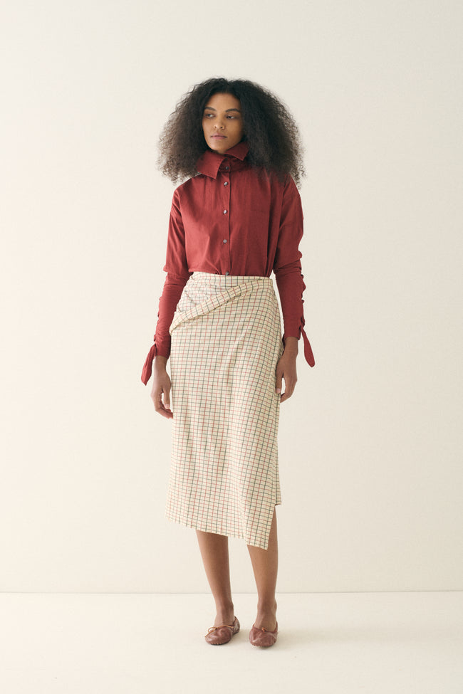 1997 Comme des Garçons Plaid Skirt - Desert Vintage