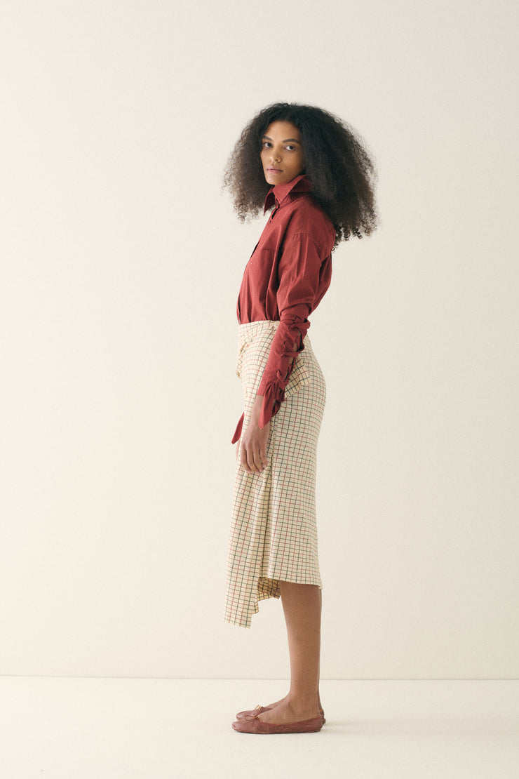 1997 Comme des Garçons Plaid Skirt - Desert Vintage