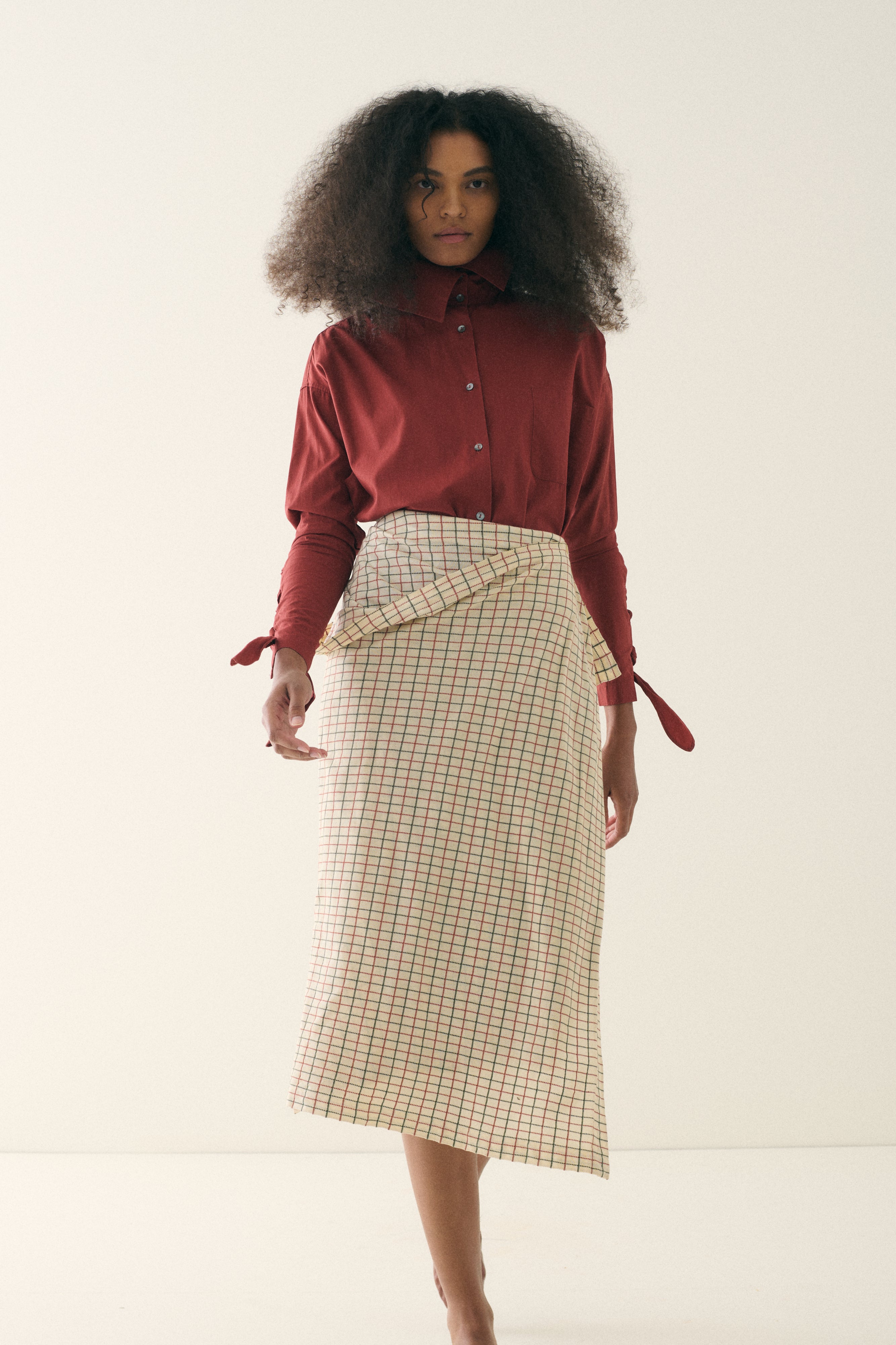 1997 Comme des Garçons Plaid Skirt - Desert Vintage