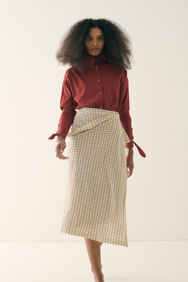 1997 Comme des Garçons Plaid Skirt - Desert Vintage