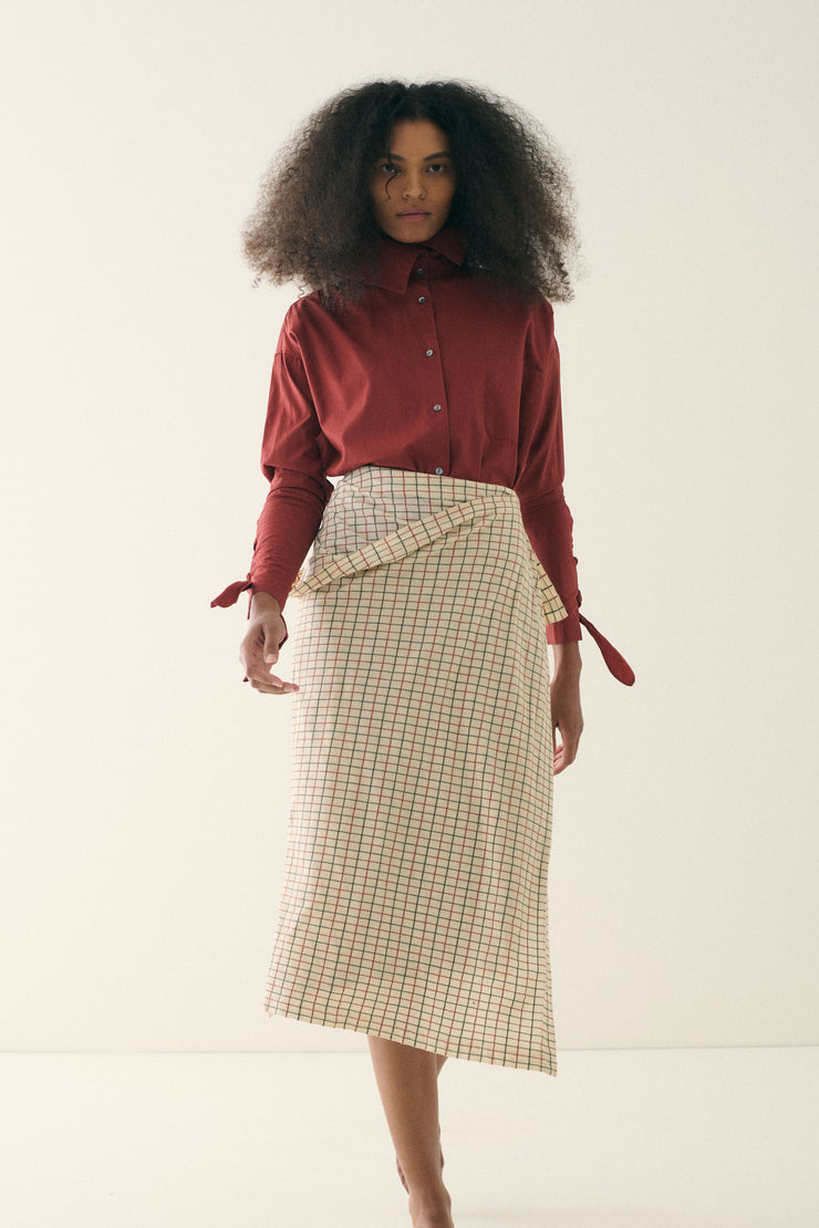 1997 Comme des Garçons Plaid Skirt - Desert Vintage