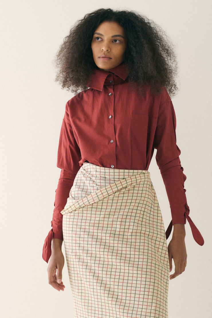 1990s Romeo Gigli Tie Blouse - Desert Vintage