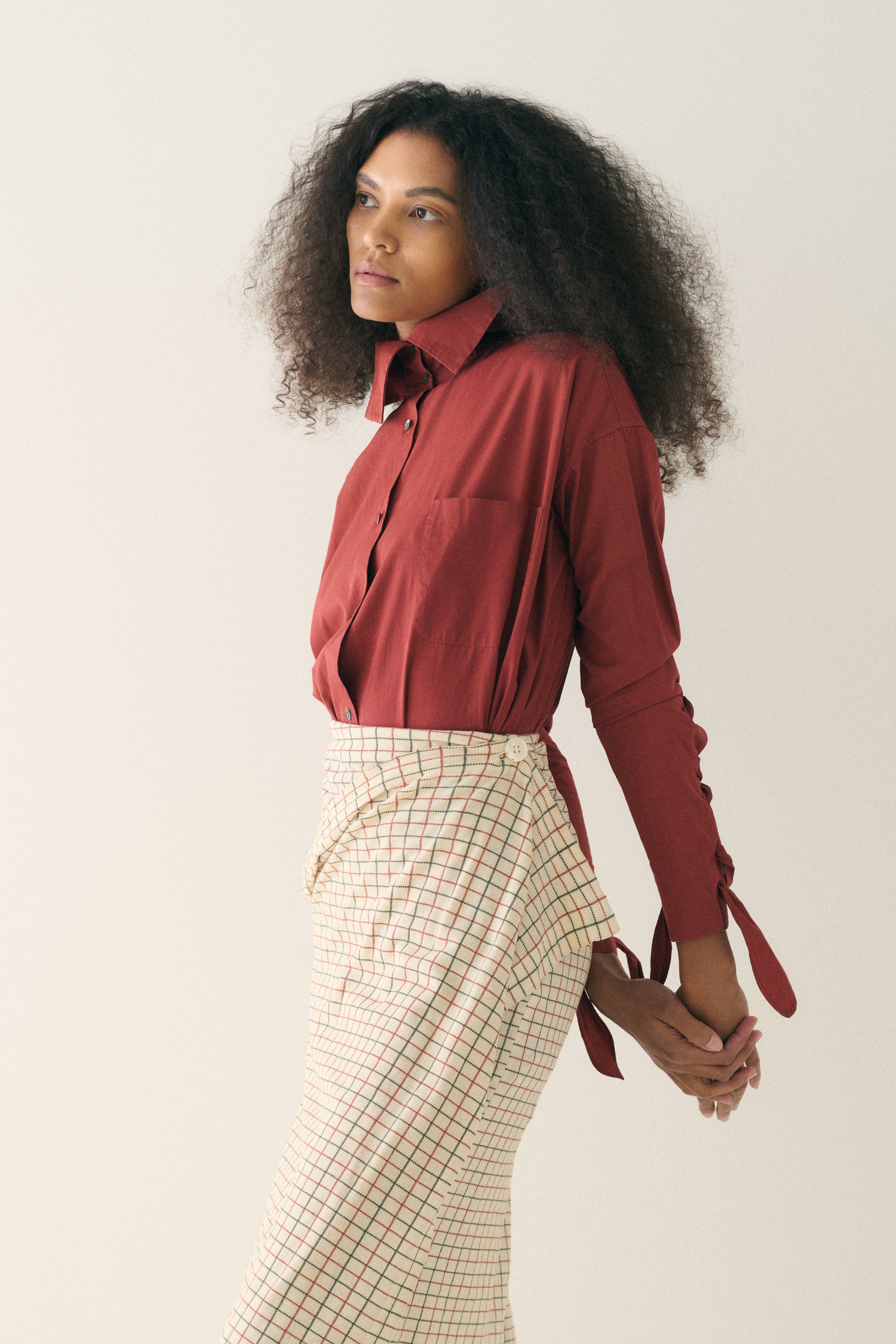 1990s Romeo Gigli Tie Blouse - Desert Vintage