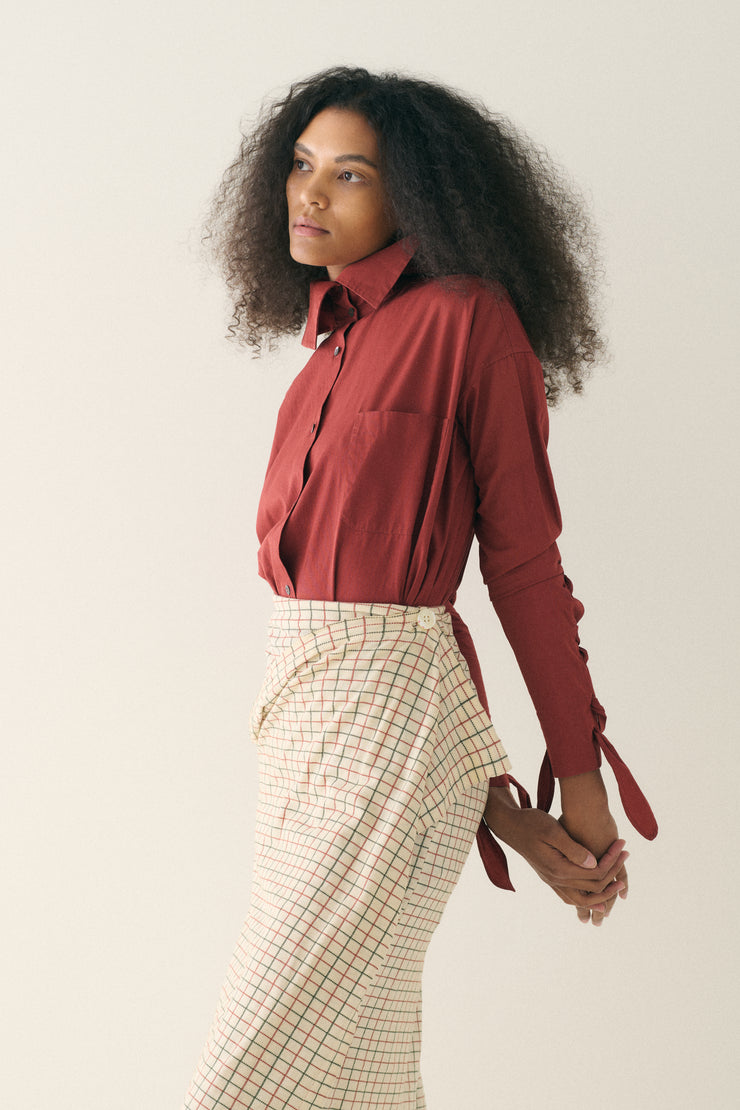 1990s Romeo Gigli Tie Blouse - Desert Vintage