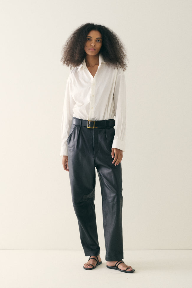 Jean Paul Gaultier Leather Trousers - Desert Vintage