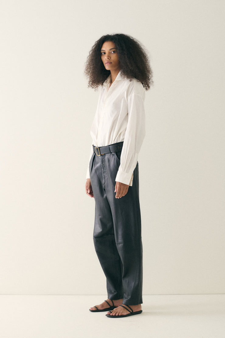 Jean Paul Gaultier Leather Trousers - Desert Vintage