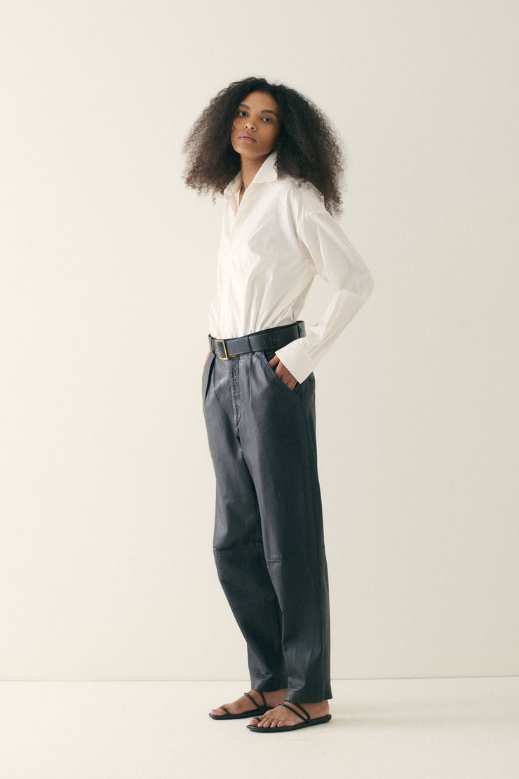 Jean Paul Gaultier Leather Trousers - Desert Vintage