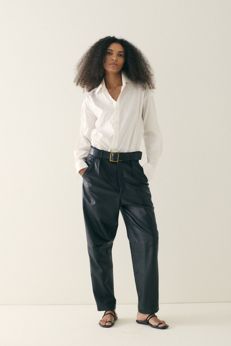 Jean Paul Gaultier Leather Trousers - Desert Vintage