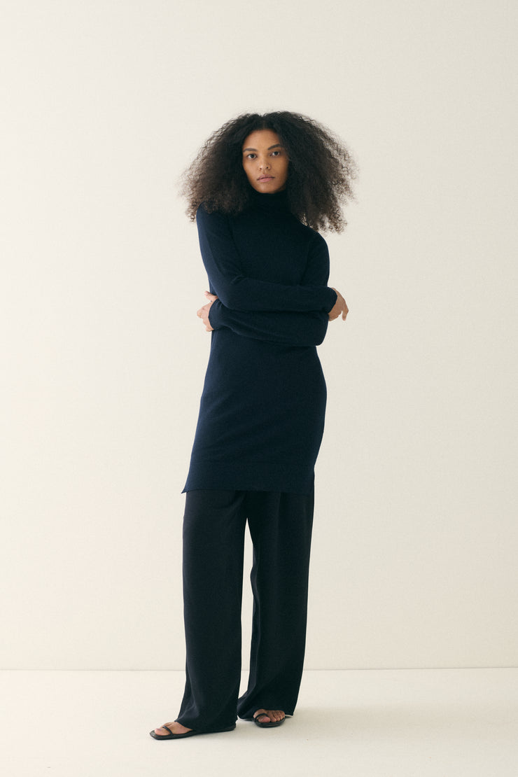 Hermès Black Cashmere Knit Tunic - Desert Vintage