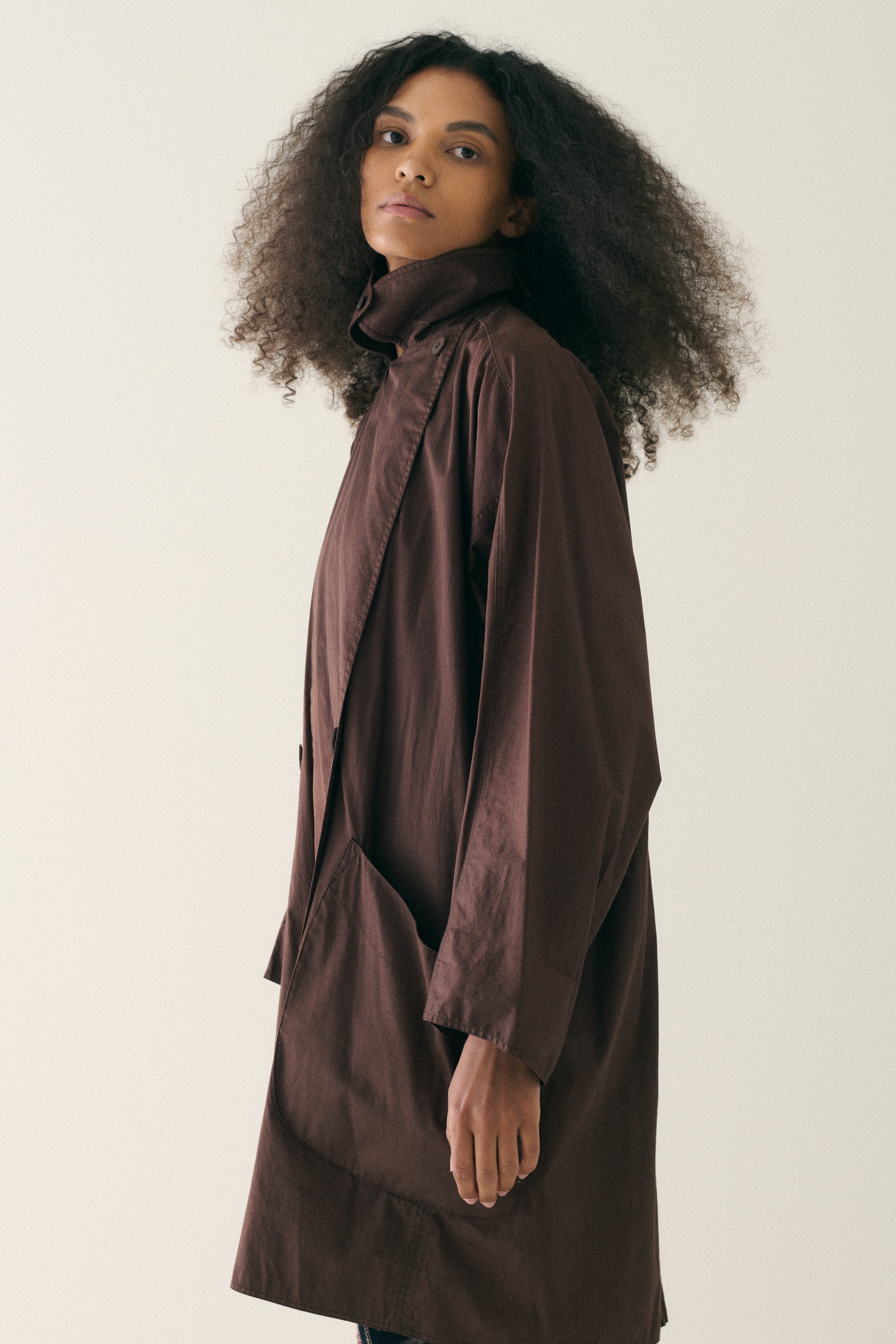 fw 1988 Alaïa Cotton Trench - Desert Vintage