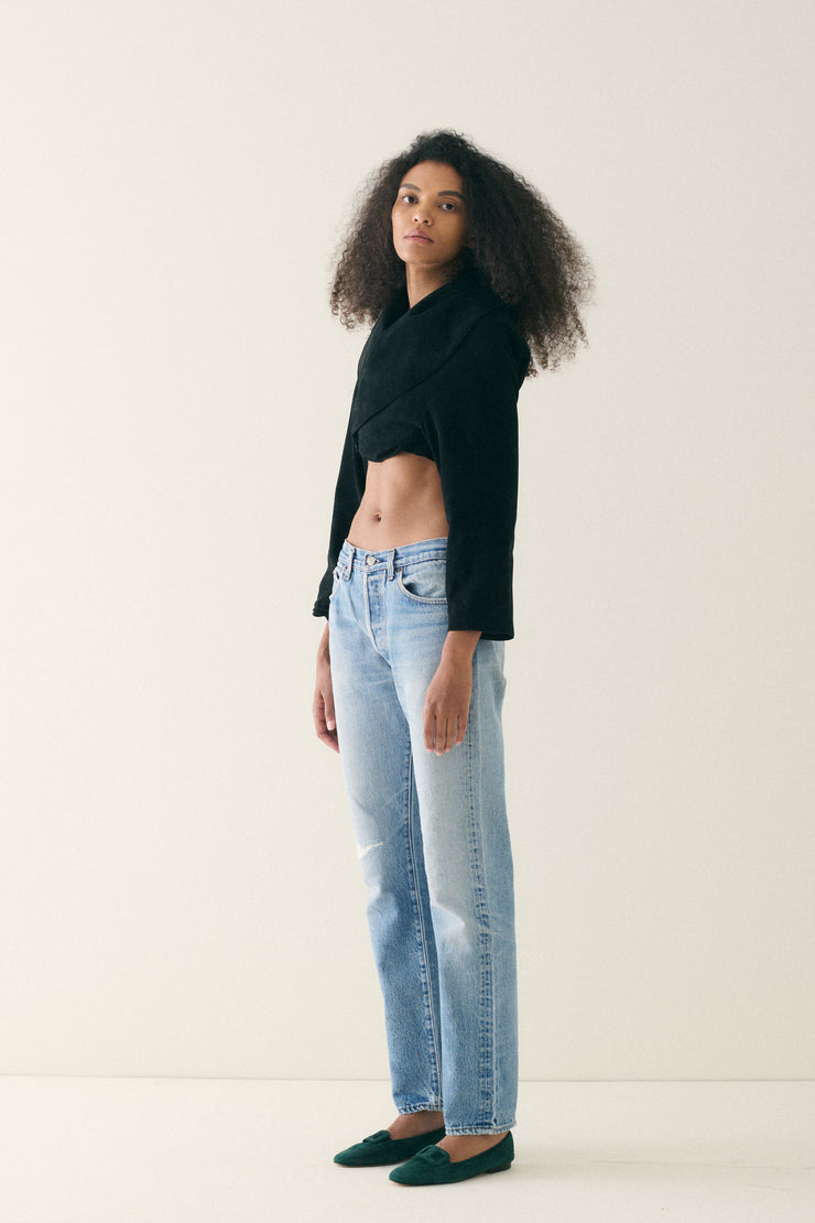 aw 1989 Alaïa Suede Cropped Coat - Desert Vintage