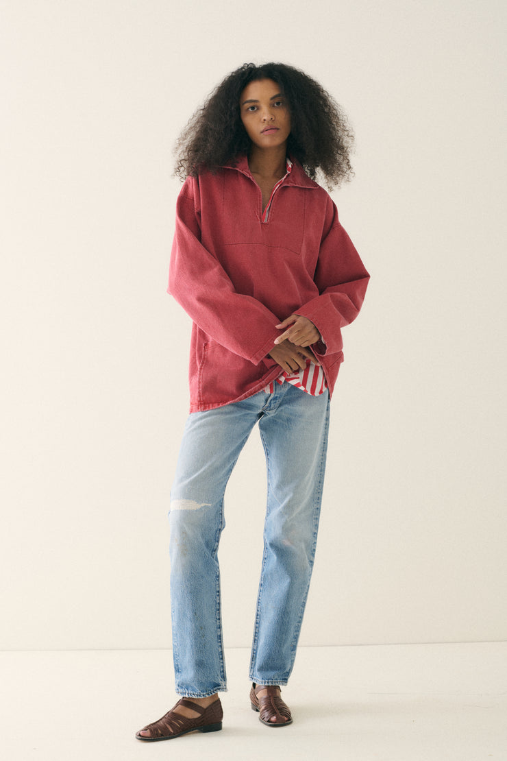 Chambray Cotton Pullover - Desert Vintage