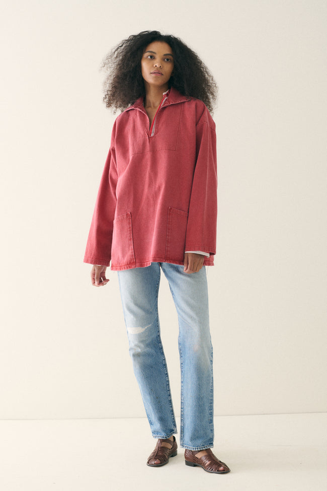 Chambray Cotton Pullover - Desert Vintage