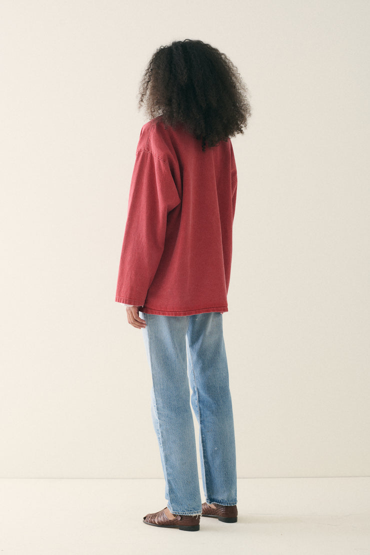 Chambray Cotton Pullover - Desert Vintage