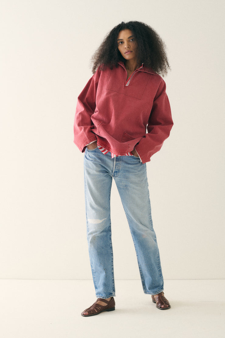 Chambray Cotton Pullover - Desert Vintage
