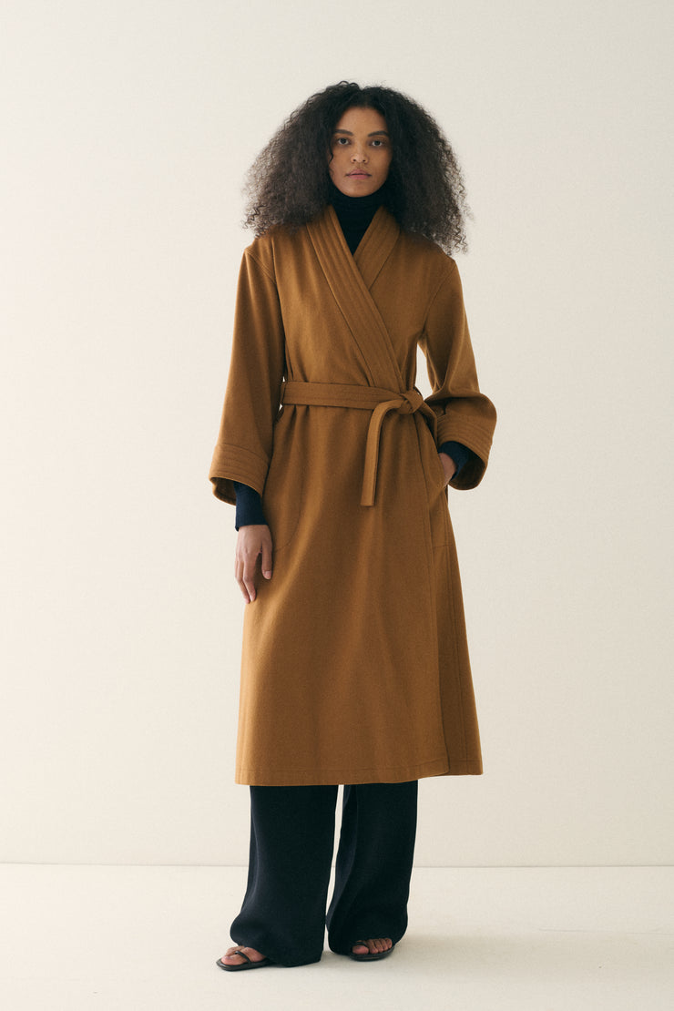 Ysl Camel Wool Coat - Desert Vintage