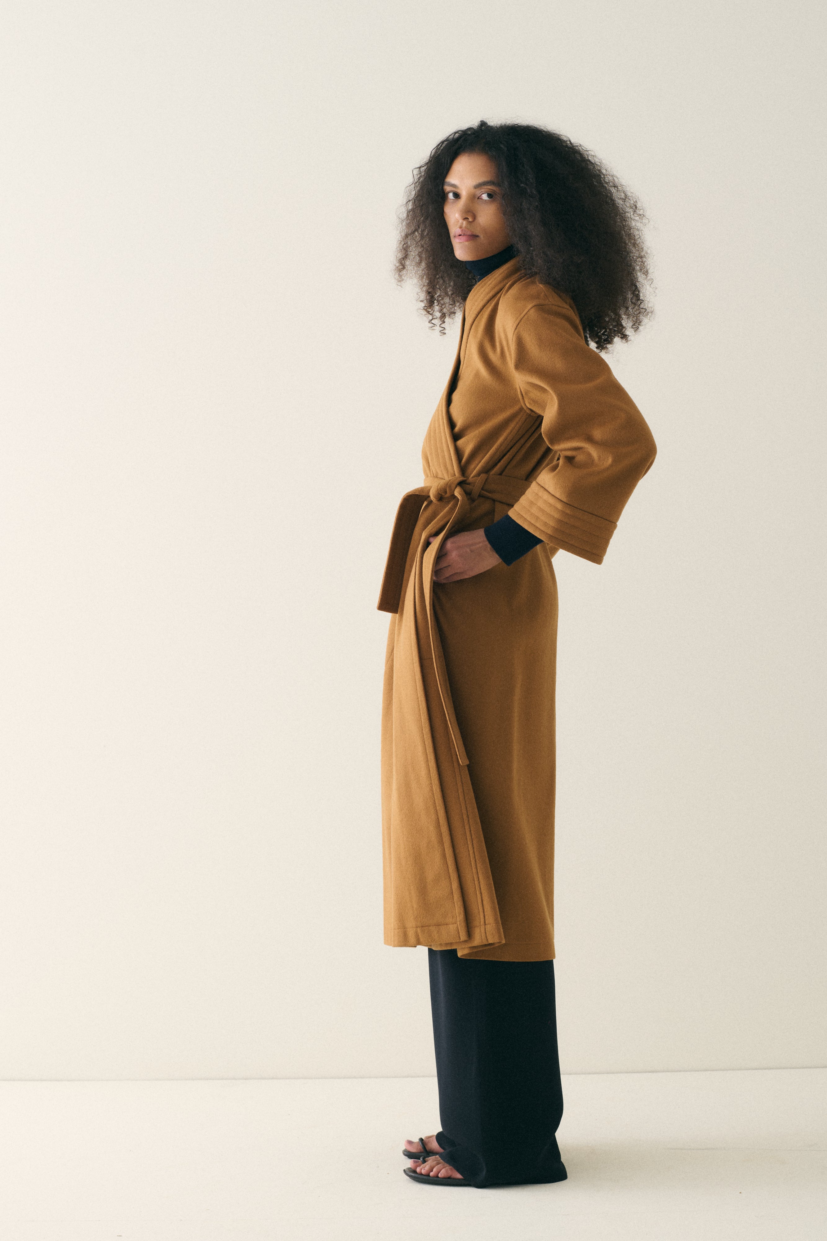 Ysl Camel Wool Coat - Desert Vintage
