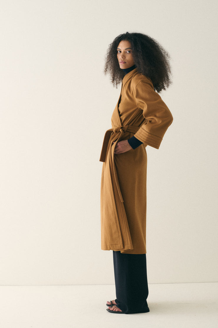 Ysl Camel Wool Coat - Desert Vintage