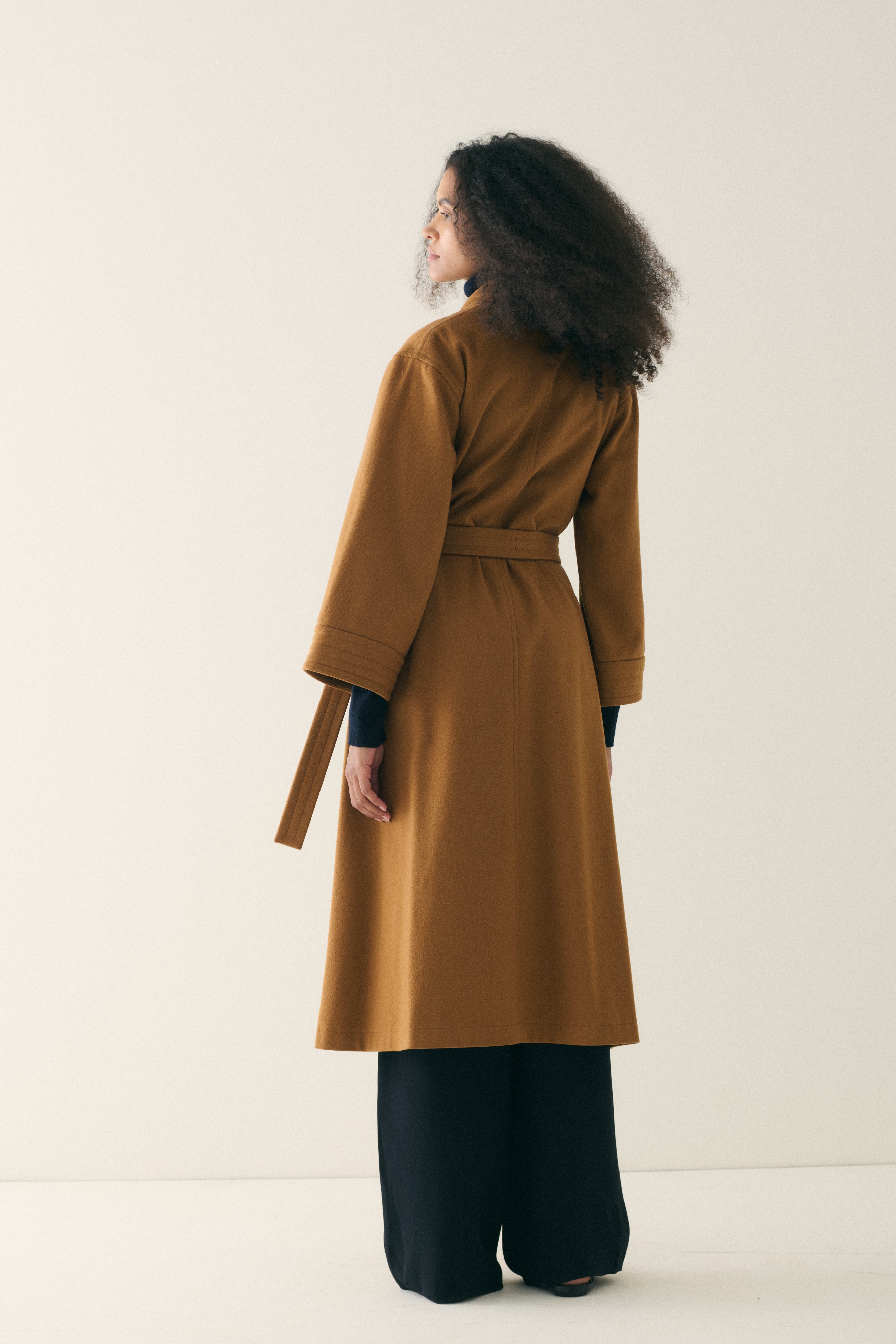 Ysl Camel Wool Coat - Desert Vintage