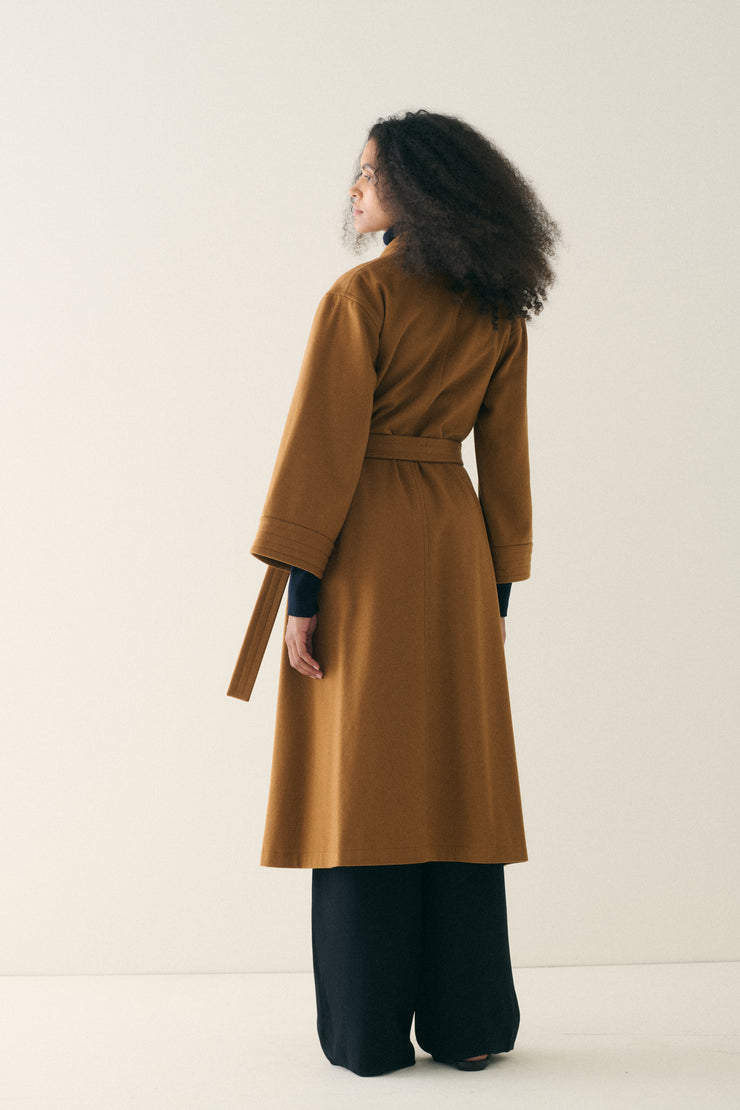 Ysl Camel Wool Coat - Desert Vintage