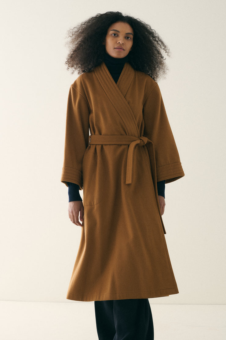 Ysl Camel Wool Coat - Desert Vintage