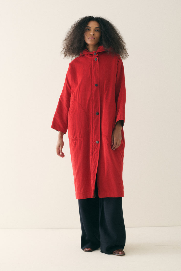 Hermès Red Trench Coat - Desert Vintage