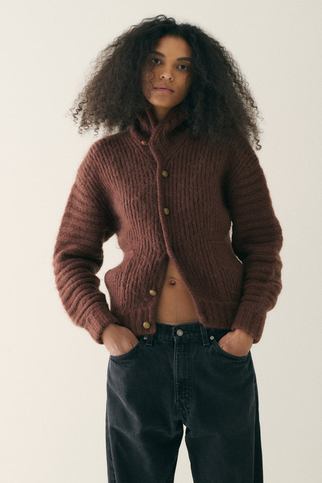 1970s Issey Miyake Wool Caridgan - Desert Vintage
